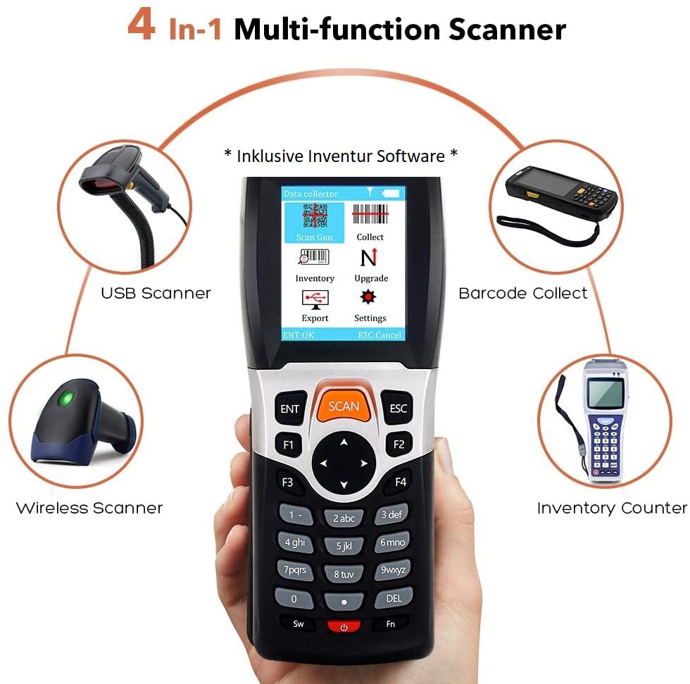 4-in-1 Barcodescanner